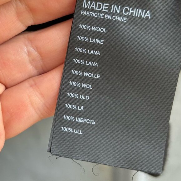 Club Monaco Black Wool Pencil Skirt, small - Picture 8 of 8